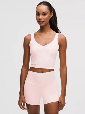 lululemon athletica align tank in pink milkshake